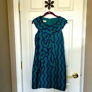 3 for $10 Britt Ryan Sleeveless Ruffled 100% Silk Dress Size 2